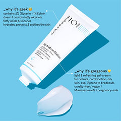 Geek & Gorgeous Hydration Station – texture gel légère idéale pour peau normale à grasse