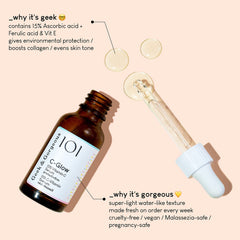 Geek & Gorgeous C-Glow: peau plus lumineuse et teint homogène