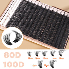 Geeneiya cils 10-14mm angle pour accentuer le regard