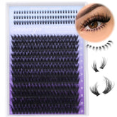 Geeneiya cils manga clusters inférieurs 10-20mm pour un look volumieux.