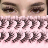Geeneiya Cils Wispy Mink 18mm – regard naturel et charnu, parfait pour le quotidien.