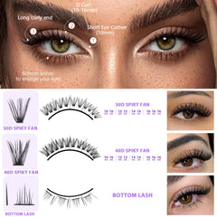 Des clusters D curl 30D et 40D pour varier les styles.