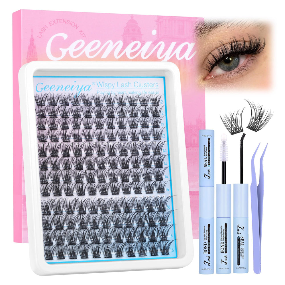 Geeneiya wispy clusters 12 mm — look naturel pour le quotidien.