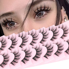 Geeneiya Manga Lashes épais 17mm: regard marqué et effet manga.