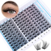Geeneiya paquets cils naturels effilés pour un regard discret et élégant.