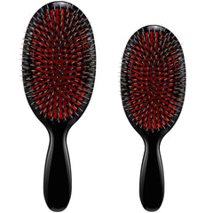 Geiserailie brosse cheveux poil sanglier naturel pour un lissage doux