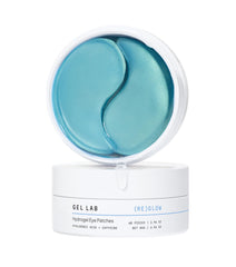 Gel Lab REGLOW patches yeux – emballage élégant pour une routine pratique.