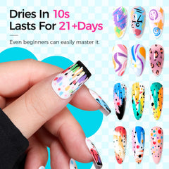 GELLAKTIK-stylo-art-ongles-debutant-facile: idéal pour débutants souhaitant des motifs simples