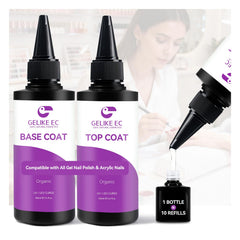 Duo Gelike ec base et top coat 2x100ml pour salon pro