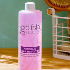 Gelish Dissolvant, compresse coton imprégnée, utilisation rapide et douce.