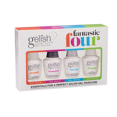 Gelish Fantastic Four Kit – le gel de base pour adhérence durable et finition lisse.
