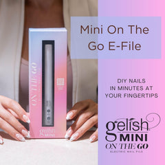 Gelish Mini On The Go – embouts et bandes abrasives inclus pour finition précise