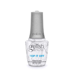 Gelish Top It Off: bouteille brillant prolonge la brillance et protège contre l’écaillage.