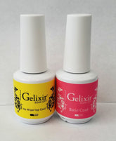 Gelixir Base Gel - Bouteille pour une application lisse et durable.
