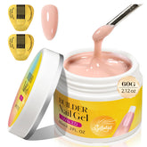 GELLAKTIK Builder Gel Nude : flacon, base polyvalente et brillance naturelle pour ongles