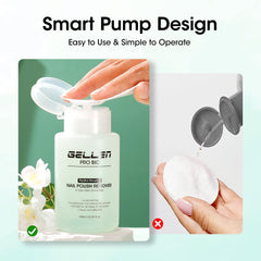 GELLEN arôme jasmin, parfum agréable pendant le démaquillage.