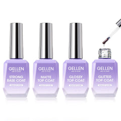 GELLEN Base Coat Bouteille 18ml pour une adhérence solide et durable.