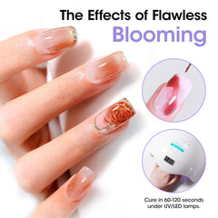 GELLEN Blooming Gel art floral pour un look artistique sur les ongles