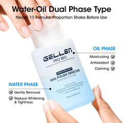 Formule duale eau et huile - dissolution douce avec GELLEN