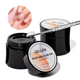 Gellen, emballage et flacon de colle gel solide pour faux ongles