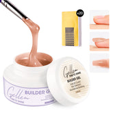 Gellen gel de construction pour extensions d’ongles, texture lisse et durcissement durable.