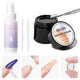 GELLEN kit-colle-ongles-solide-gel, pose durable et précise.