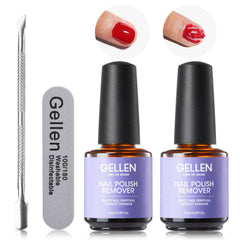 GELLEN kit-dissolvant-vernis-gel 15ml pour dissolution rapide et pratique.