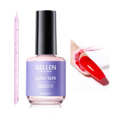 GELLEN Latex liquide pour ongles rose protégeant la cuticule.