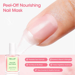 Gellen masque ongles pelable rose – application facile sans rinçage