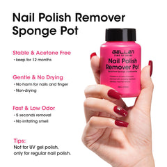 Pot dissolvant GELLEN sans acétone pour vernis sur ongles