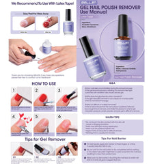 Gellen pousse-cuticule: outil précis pour préparer l’ongle.