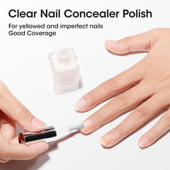 Couche fortifiante GELLEN 4-en-1 protège les ongles fragiles.