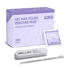 Gellen tampons démaquillant vernis régulier, retrait rapide sans dessèchement