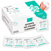 GELLEN tampons nettoyage ongles alcool 76, préparation parfaite.