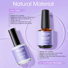 Vernis gel se fissure après 5 minutes grâce au dissolvant GELLEN.
