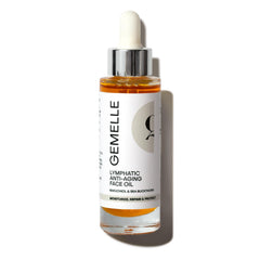 GEMELLE Huile Visage Lymphatique Anti-Âge avec Bakuchiol — texture nourrissante pour la peau.