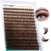 GEMERRY Brown Lash Clusters: emballage pratique pour extensions à faire soi meme