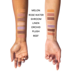 Gen See rituel d'application Ombre liquide mate Melon 06, regard intense et facile à construire.