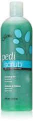 Gena Pedi Scrub Gel: bouteille prête à l'emploi pour des pieds plus doux.
