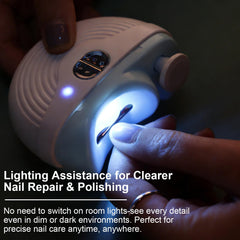 Generic coupe-ongles électrique à 3 vitesses convient à toute la famille