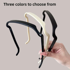 Generic bandeau carré invisible compatible queue-de-cheval pour coiffures variées.