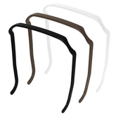 Generic bandeau carre invisible noir, maintien sûr pour cheveux bouclés et épais.