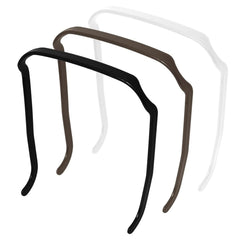 Generic bandeau carre invisible noir, maintien sûr pour cheveux bouclés et épais.