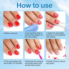 Generic dissolvant gel pour ongles – formule douce sans acétone respectant l'ongle.