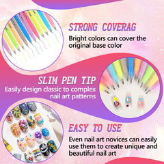 Generic marqueur nail art graffiti : dessin rapide sans outils.