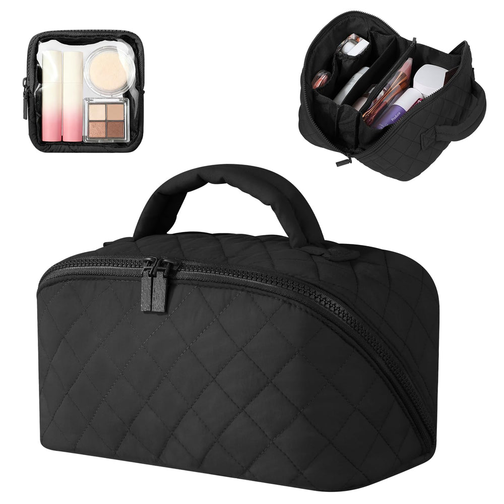 Generic sac-maquillage ouverture 180 degrés, accès rapide et visibilité complète