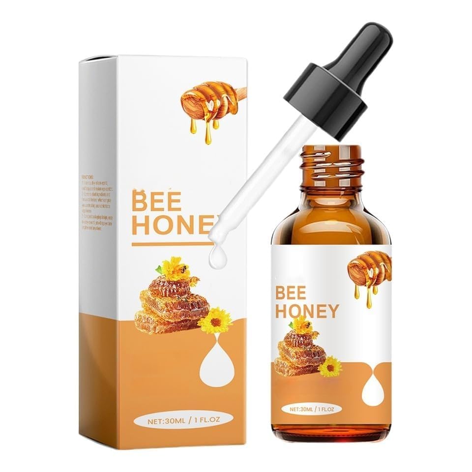 Sérum Yeux Miel Generic, bouteille, rafraîchit la zone oculaire.