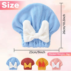 Generic Turban microfibre séchage rapide cap-noeud bleu, garder les cheveux protégés.