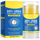 Generic Urea60-stick-applicateur en action sur talon sec, hydratation ciblée.