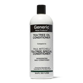 Generic Value Products après-shampooing huile arbre-the, bouteille en gros plan et brillance
